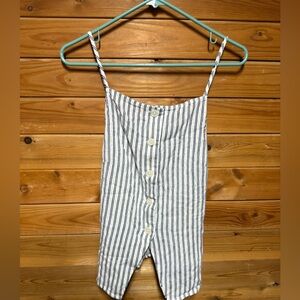 Striped matching skirt/top set